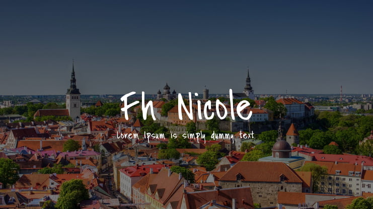 Fh Nicole Font Family
