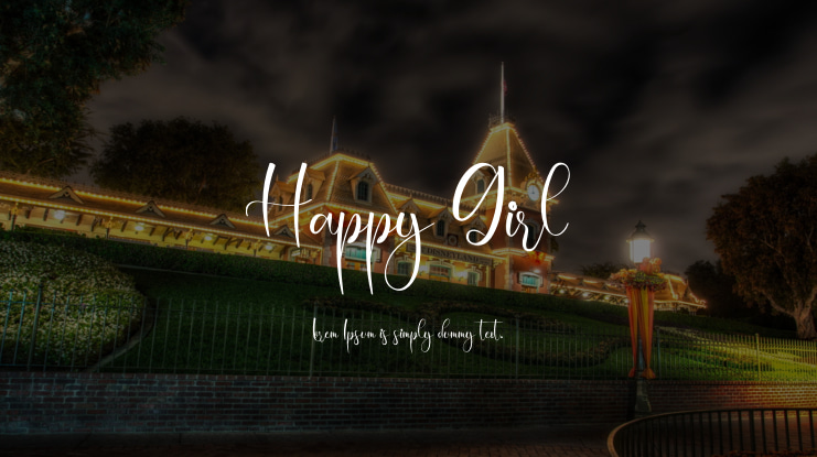 Happy Girl Font
