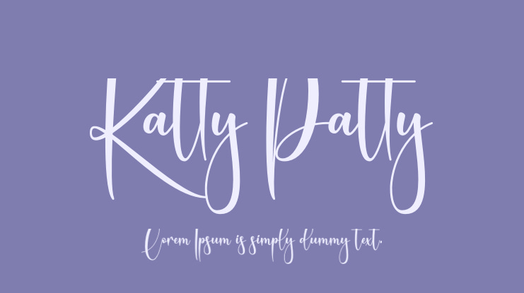 Katty Patty Font
