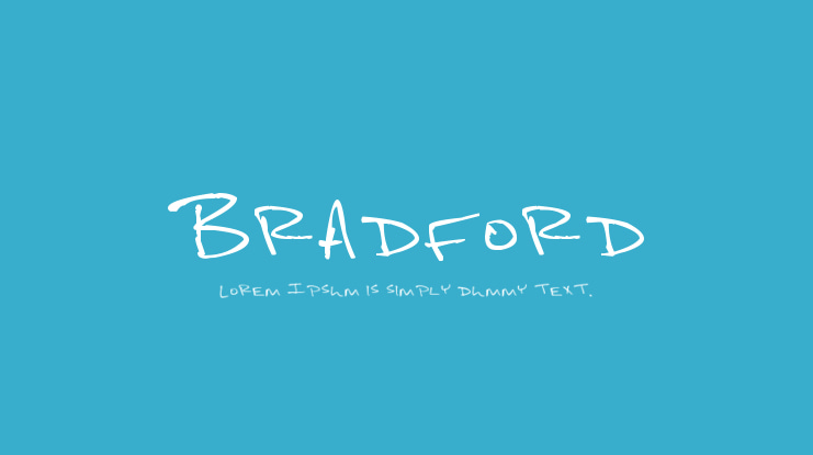 Bradford Font