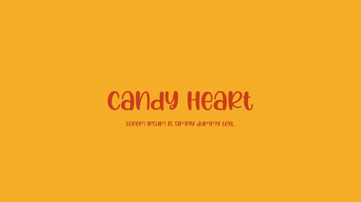 Candy Heart Font
