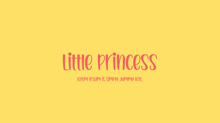 Little Princess Font