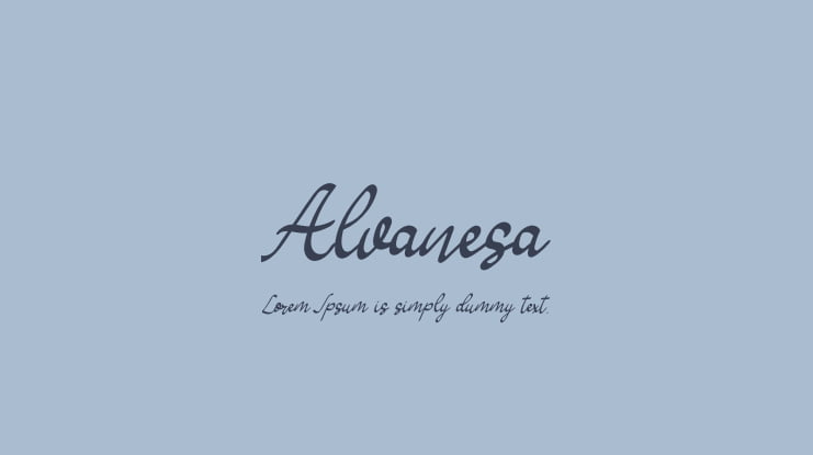 Alvanesa Font