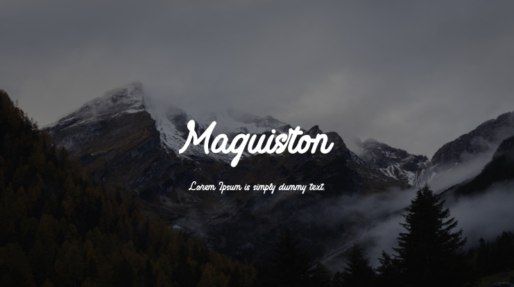 Maguiston Font