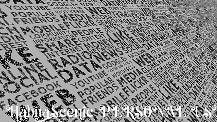 Habita Scenic PERSONAL USE Font