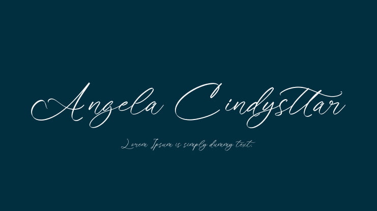 Angela Cindysttar Font