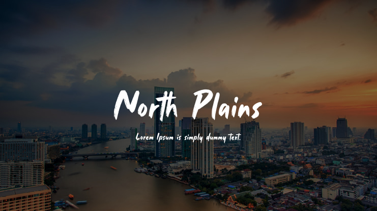 North Plains Font
