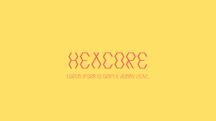 Hexcore Font