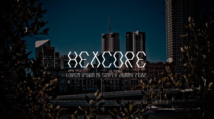Hexcore Font