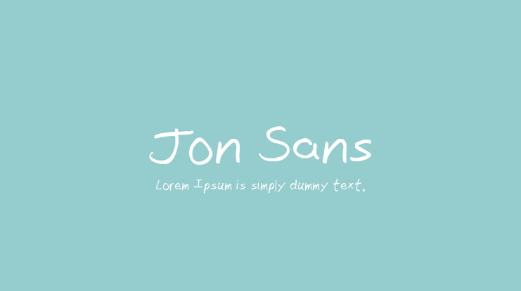 Jon Sans Font