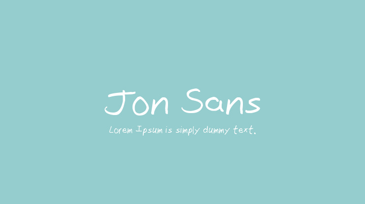 Jon Sans Font