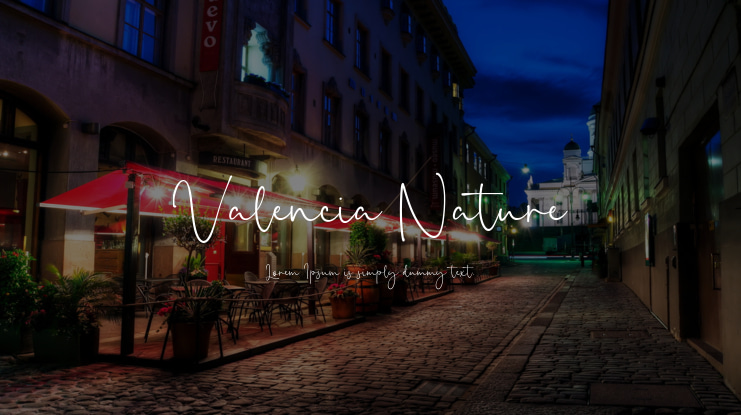 Valencia Nature Font
