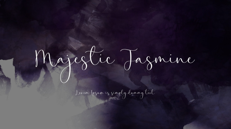Majestic Jasmine Font