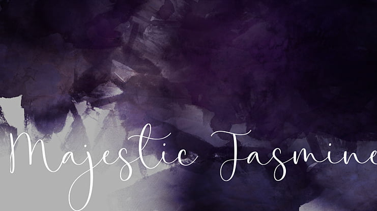 Majestic Jasmine Font