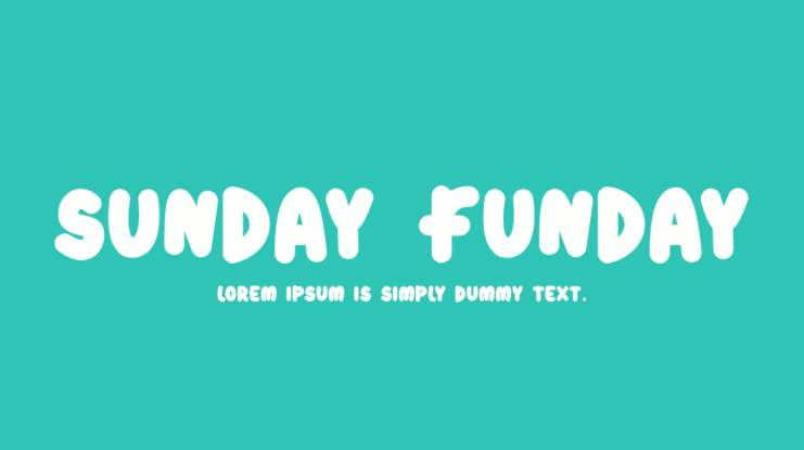 sunday funday Font
