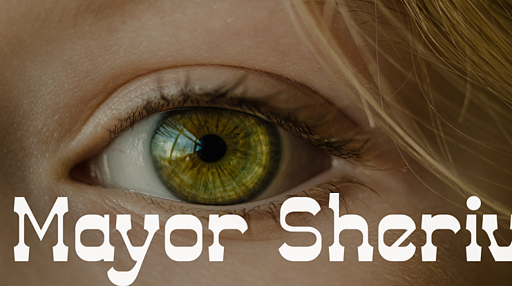 Mayor Sheriv Font