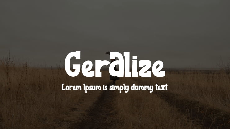 Geralize Font