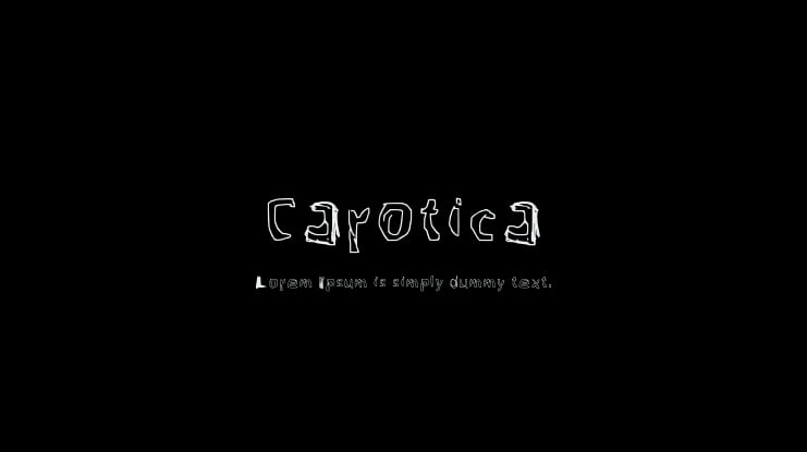Carotica Font