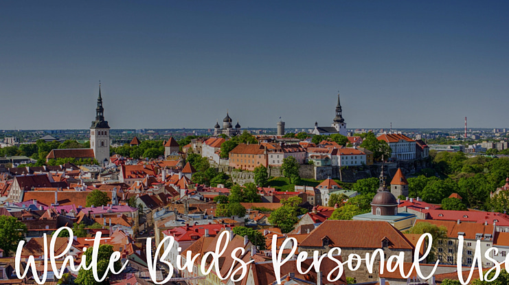 White Birds Personal Use Font