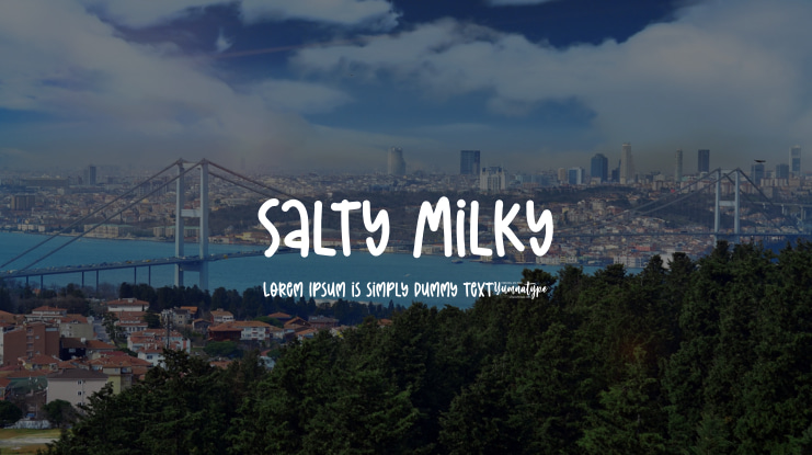 Salty Milky Font