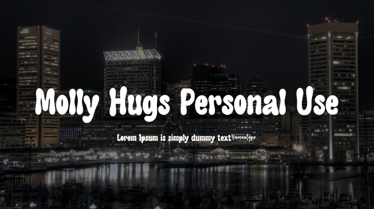 Molly Hugs Personal Use Font