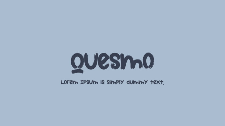 Quesmo Font