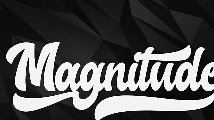 Magnitude Font