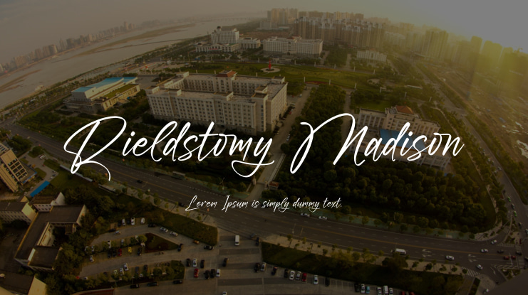 Rieldstomy Madison Font