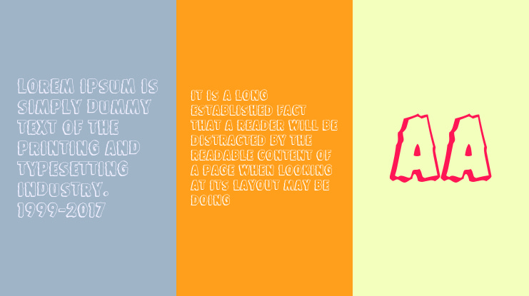 (Flintstone) Bedrock BT Font