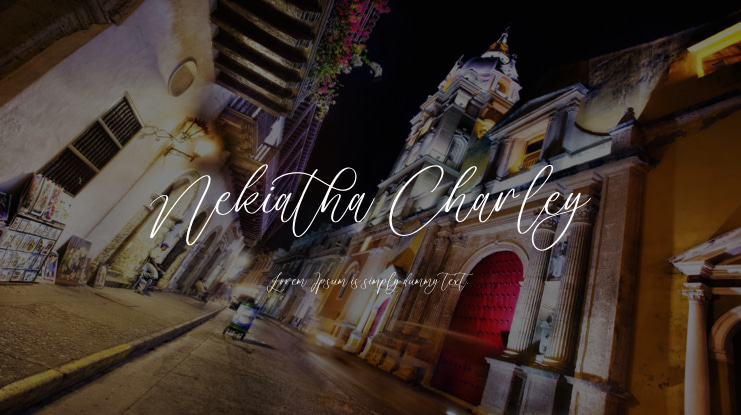 Nekiatha Charley Font