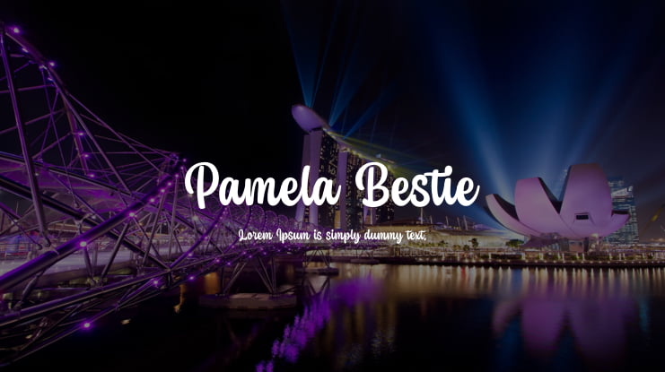 Pamela Bestie Font Family