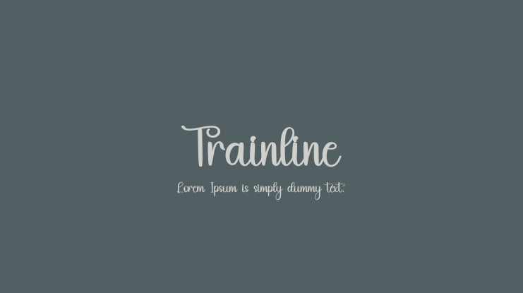 Trainline Font