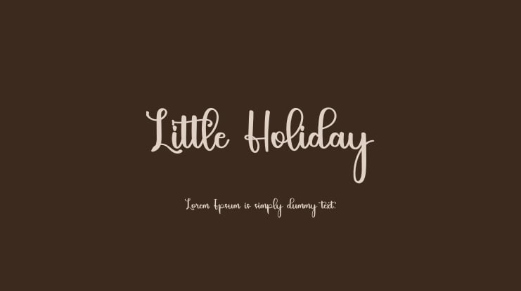 Little Holiday Font
