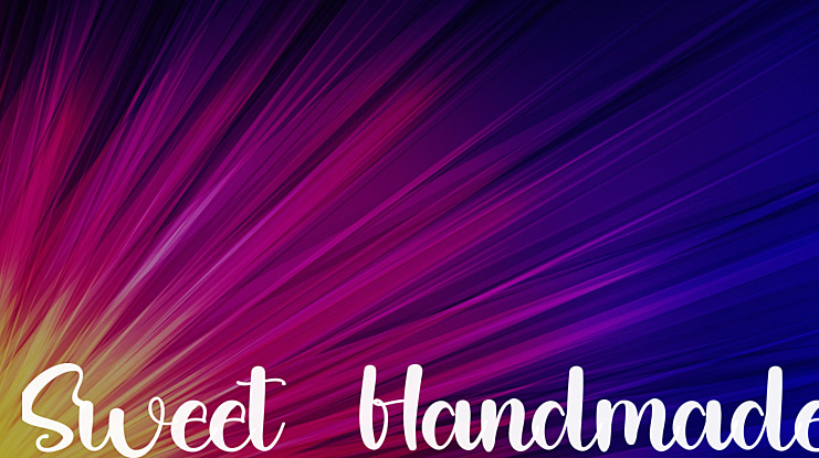 Sweet  Handmade Font