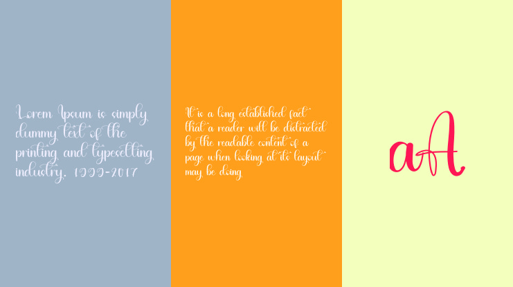 Rain  And Beach Font