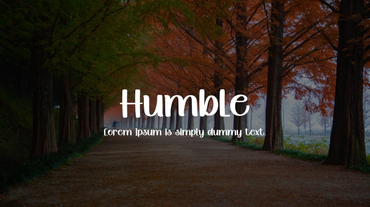 Humble Font