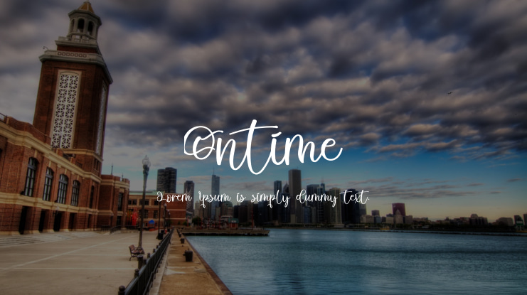 Ontime Font
