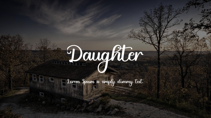 Daughter Font