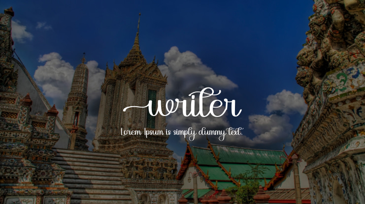 Writer Font
