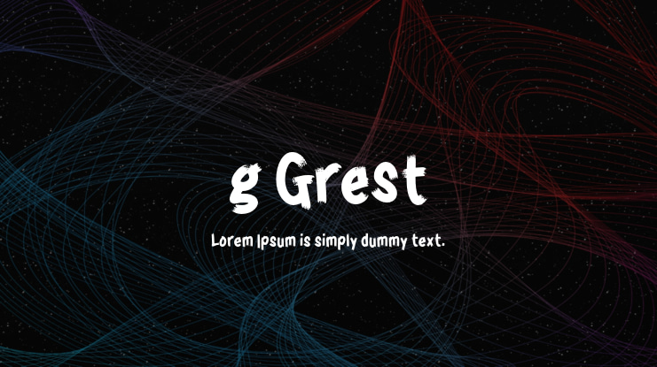g Grest Font