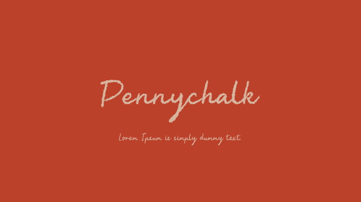 Pennychalk Font