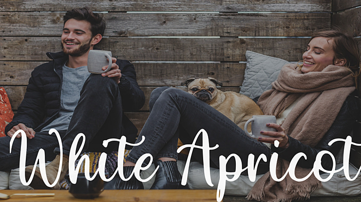 White Apricot Font