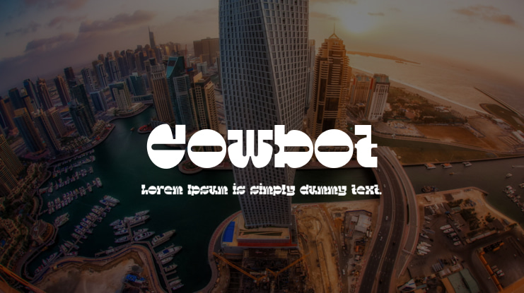 Cowbot Font