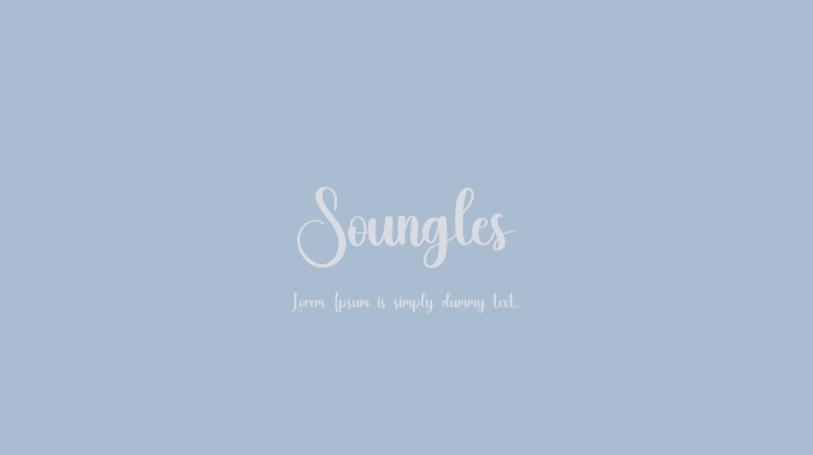 Soungles Font