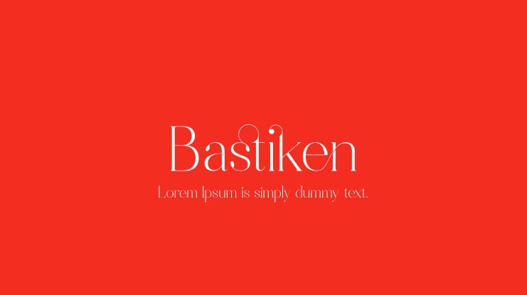 Bastiken Font