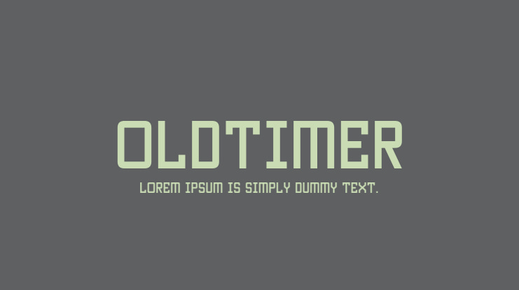 Oldtimer Font