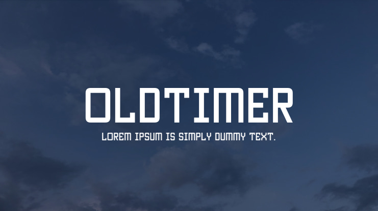 Oldtimer Font