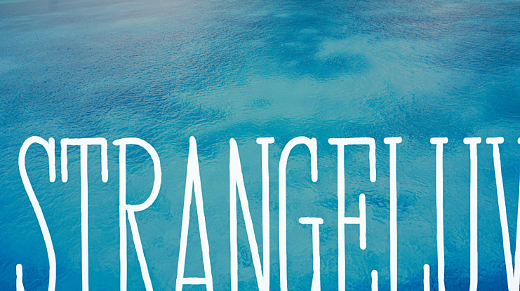 STRANGELUV Font Family