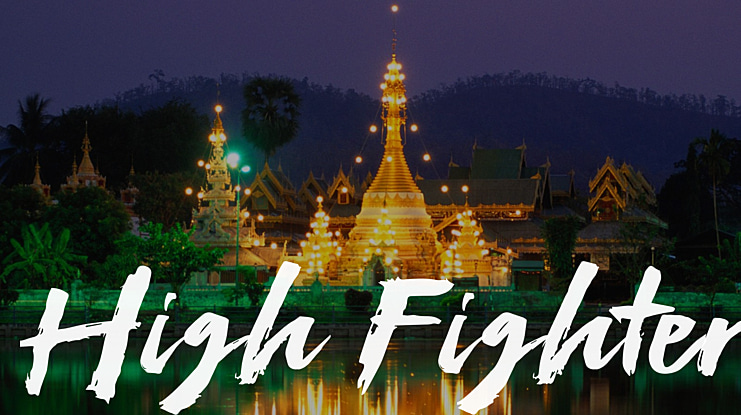 High Fighter Font