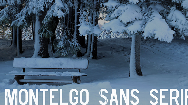 Montelgo Sans Serif Font Family